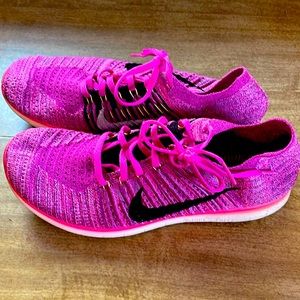 Nike Free Flyknit Womens size 11.5 fuschia